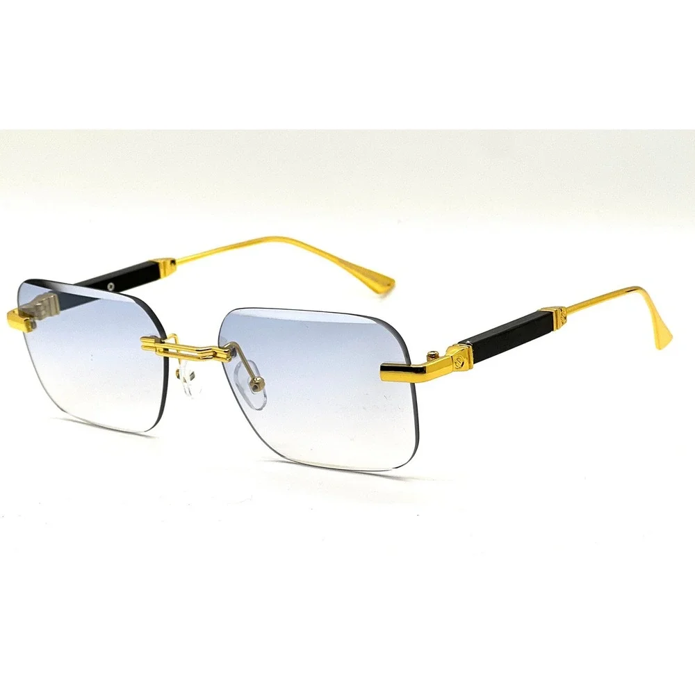WomenGradient Blue Lens Sunglasses Stylish Square Modern UV400 Outfit Shades New